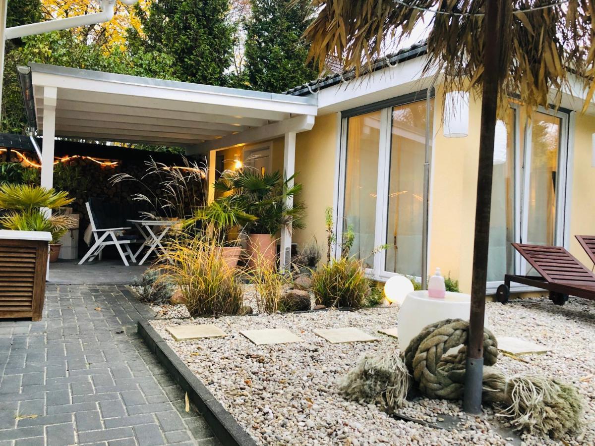 Apartment Tinyhouse Mit Pool, Outdoor Whirlpool Und Garten Petershagen-Eggersdorf Dış mekan fotoğraf