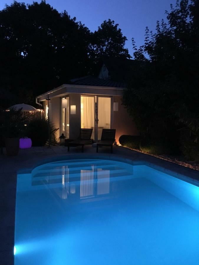 Apartment Tinyhouse Mit Pool, Outdoor Whirlpool Und Garten Petershagen-Eggersdorf Dış mekan fotoğraf